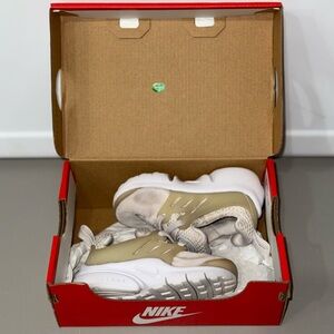 Nike Tan and White Athletic Shoes